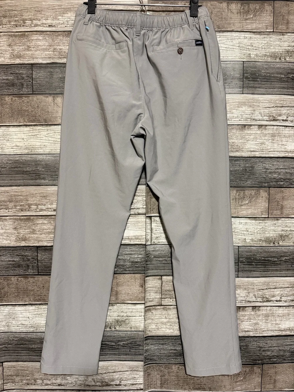 Chubbies Everywear Pants Men’s M Gray Stretch Drawstring Chino (Inseam 29)
